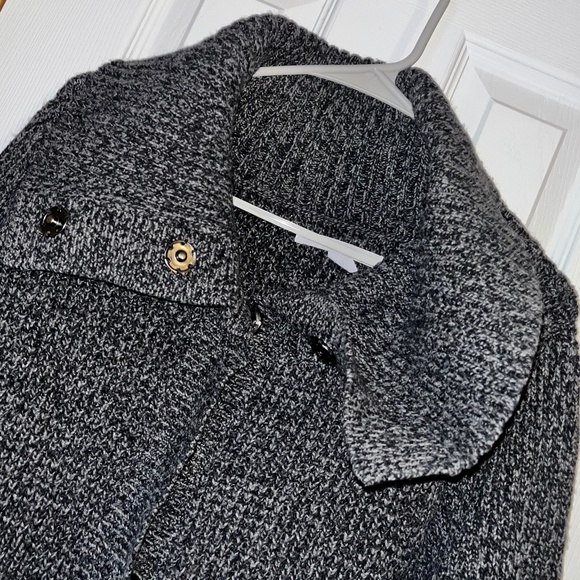 Old Navy Women’s Gray Lambswool Blend Snap Button Sweater Cardigan Sz-XL - Picture 7 of 10